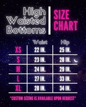 Load image into Gallery viewer, DISCO QUEEN | Red Holo | High Waisted Bottoms, Festival Bottoms, Rave Bottoms, Sparkle Rave Outfit