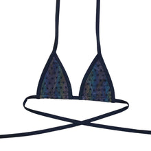 Load image into Gallery viewer, SACRED GEO | Reflective | Bikini Top, Women's Festival Top, Rave Top