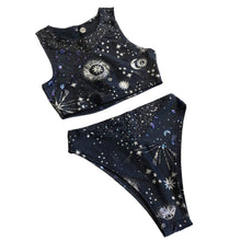 Load image into Gallery viewer, TRI COLOR| LUNA | Ready To Ship | Limited Edition Sporty Crop Top, Women's Festival Top, Rave Top