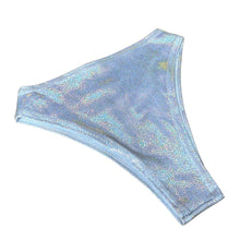 Load image into Gallery viewer, COSMIC | High Waisted High Cut Bottoms, Festival Bottoms, Rave Bottoms, Black Rave Outfit