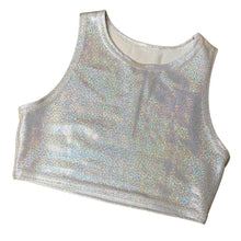 Load image into Gallery viewer, COSMIC | Underboob Sporty Crop Top, Women's Festival Top, Rave Top