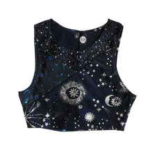 Load image into Gallery viewer, TRI COLOR| LUNA | Ready To Ship | Limited Edition Sporty Crop Top, Women's Festival Top, Rave Top