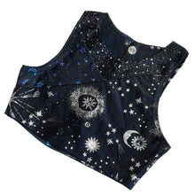 Load image into Gallery viewer, TRI COLOR| LUNA | Ready To Ship | Limited Edition Sporty Crop Top, Women's Festival Top, Rave Top
