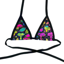 Load image into Gallery viewer, ELECTRIC MUSHROOM | Bikini Top, Women's Festival Top, Rave Top