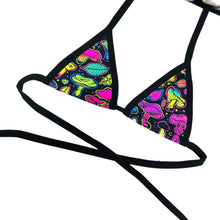 Load image into Gallery viewer, ELECTRIC MUSHROOM | Bikini Top, Women's Festival Top, Rave Top