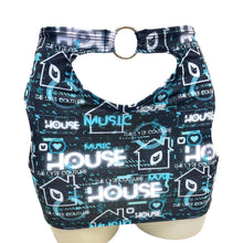 Load image into Gallery viewer, HOUSE MUSIC | Cut-Out Bodycon Mini Skirt, Rave Skirt, Festival Bottom