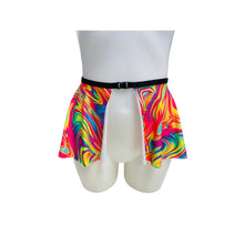 Load image into Gallery viewer, ALL The GLOW | Ultra Mini Buckle Skirt, Rave Skirt, Festival Bottom
