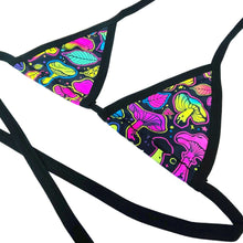 Load image into Gallery viewer, ELECTRIC MUSHROOM | Bikini Top, Women's Festival Top, Rave Top