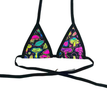 Load image into Gallery viewer, ELECTRIC MUSHROOM | Bikini Top, Women's Festival Top, Rave Top
