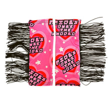 Load image into Gallery viewer, GIRLS RULE | Fringe Gloves, Festival Accessories, Rave Gloves