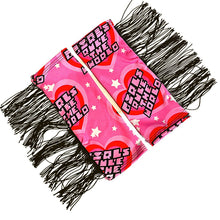 Load image into Gallery viewer, GIRLS RULE | Fringe Gloves, Festival Accessories, Rave Gloves