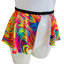 Load image into Gallery viewer, ALL The GLOW | Ultra Mini Buckle Skirt, Rave Skirt, Festival Bottom