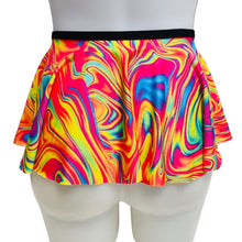 Load image into Gallery viewer, ALL The GLOW | Ultra Mini Buckle Skirt, Rave Skirt, Festival Bottom