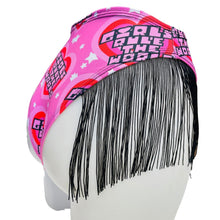 Load image into Gallery viewer, GIRLS RULE | Fringe High Waisted High Cut Bottoms, Festival Bottoms, Rave Bottoms, Black Rave Outfit