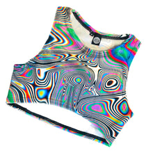Load image into Gallery viewer, LUCID DREAMS | Underboob Sporty Crop Top, Women's Festival Top, Rave Top