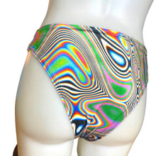 Load image into Gallery viewer, LUCID DREAMS | High Waisted High Cut Chain Bottoms wit cut out, Festival Bottoms, Rave Bottoms, Rave Outfit