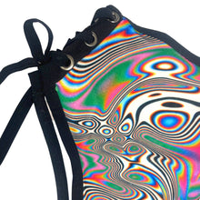 Load image into Gallery viewer, LUCID DREAMS | High Waisted High Cut Side Tie Bottoms, Festival Bottoms, Rave Bottoms, Black Rave Outfit