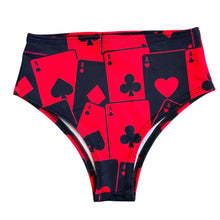 Load image into Gallery viewer, HOUSE OF CARDS | High Waisted Bottoms, Festival Bottoms, Rave Bottoms, Black Rave Outfit