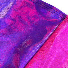 Load image into Gallery viewer, CHESHIRE CAT | Tube Top + High Waisted High Cut Bottoms | Women's Festival Outfit, Rave Set | Alice in Wonderland Costume | Pink and Purple