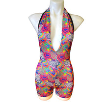 Load image into Gallery viewer, RAINBOW MELT | Playsuit | Halter Romper | Festival Outfit | Rave Jumpsuit | Boho