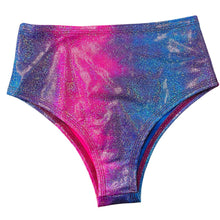 Load image into Gallery viewer, FESTIE BESTIE | Pink/Blue Holographic High Waisted Bottoms