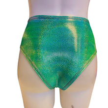 Load image into Gallery viewer, FESTIE BESTIE | Seafoam Holographic High Waisted Bottoms