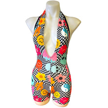 Load image into Gallery viewer, GET GROOVY | Playsuit | Halter Romper | Festival Outfit | Rave Jumpsuit | Boho