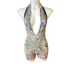 Load image into Gallery viewer, LUCID DREAMS | Playsuit | Halter Romper | Festival Outfit | Rave Jumpsuit | Boho