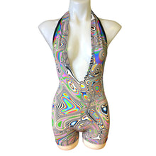 Load image into Gallery viewer, LUCID DREAMS | Playsuit | Halter Romper | Festival Outfit | Rave Jumpsuit | Boho