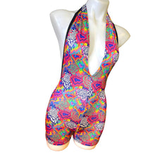 Load image into Gallery viewer, RAINBOW MELT | Playsuit | Halter Romper | Festival Outfit | Rave Jumpsuit | Boho