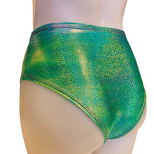 Load image into Gallery viewer, FESTIE BESTIE | Seafoam Holographic High Waisted Bottoms