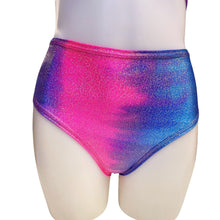 Load image into Gallery viewer, FESTIE BESTIE | Pink/Blue Holographic High Waisted Bottoms