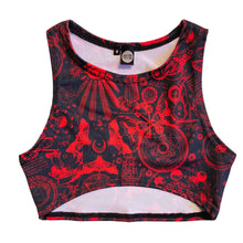 Load image into Gallery viewer, SPELLCASTER | Underboob Sporty Crop Top, Women's Festival Top, Rave Top