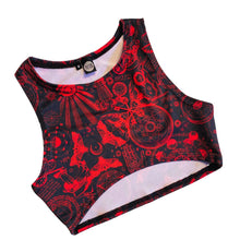 Load image into Gallery viewer, SPELLCASTER | Underboob Sporty Crop Top, Women's Festival Top, Rave Top