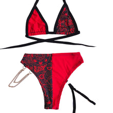Load image into Gallery viewer, SPELLCASTER | Split Bikini Top, Women's Festival Top, Rave Top
