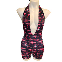 Load image into Gallery viewer, HEADBANGER  | Playsuit | Halter Romper | Festival Outfit | Rave Jumpsuit | Boho
