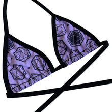 Load image into Gallery viewer, ICOSAHEDRON | Bikini Top, Women's Festival Top, Rave Top