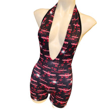 Load image into Gallery viewer, HEADBANGER  | Playsuit | Halter Romper | Festival Outfit | Rave Jumpsuit | Boho