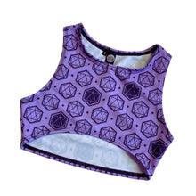 Load image into Gallery viewer, ICOSAHEDRON | Underboob Sporty Crop Top, Women's Festival Top, Rave Top
