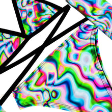 Load image into Gallery viewer, 50 Dolla Make Ya Holla | Triangle Top + High Waisted High Cut Bottoms + Forearm Gloves