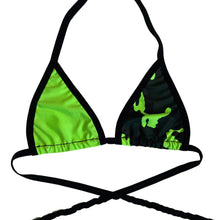 Load image into Gallery viewer, KOMBAT | Split Bikini Top, Women's Festival Top, Rave Top