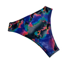 Load image into Gallery viewer, MIRAGE | High Waisted High Cut Bottoms, Festival Bottoms, Rave Bottoms, Black Rave Outfit