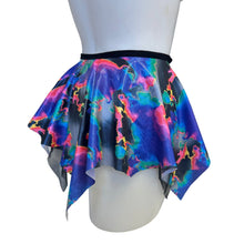 Load image into Gallery viewer, MIRAGE | Asymmetrical Double layer Tie Skirt, Rave Skirt, Festival Bottom
