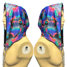Load image into Gallery viewer, MIRAGE | Reversible Hood With Chain | Rave Hood