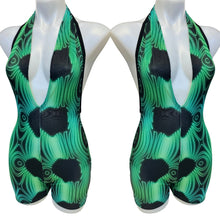 Load image into Gallery viewer, RADIUS | Spandex Playsuit | Halter Romper | Festival Outfit | Rave Jumpsuit | Boho |