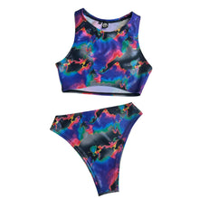 Load image into Gallery viewer, MIRAGE | Underboob Sporty Crop Top, Women&#39;s Festival Top, Rave Top