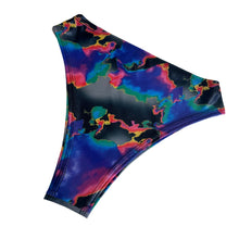 Load image into Gallery viewer, MIRAGE | High Waisted High Cut Bottoms, Festival Bottoms, Rave Bottoms, Black Rave Outfit