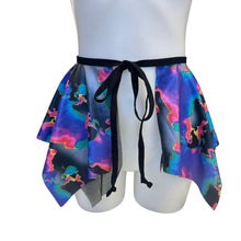 Load image into Gallery viewer, MIRAGE | Asymmetrical Double layer Tie Skirt, Rave Skirt, Festival Bottom