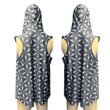 Load image into Gallery viewer, ENIGMA | Slim Fit Men's Rave Hooded Tank Top Vest, Festival Shirt