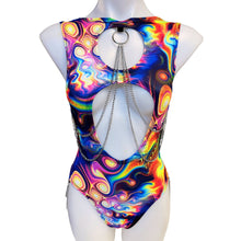 Load image into Gallery viewer, FRACTAL DREAMS | Aria Cut-Out Bodysuit with Chain Detail